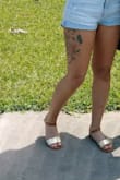These shoes are really comfortable. Not tight around the toes and doesn't bother the back of my ankles. I love the sandals! - Joclyn L.