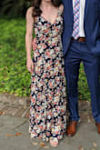 I got this dress for a wedding and almost always have to alter dresses, for once I did not have to do that here and I didn't have to wear a bra either. I would suggest wearing a slip with it or spanx if you're going to be in the sun light. I wore it at night so it was fine. - Morgan C.