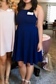 This dress was a little long for me because I'm shorter, but other than that the dress is perfect! - Jel C.