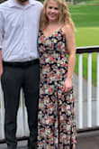 Wore this dress to Easter brunch, it was perfect! The fit is very flattering. I'm 5'2" and had to wear 5 inch heels though since it was so long. - Emma C.