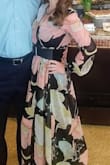 I received so many compliments. The dress fit perfectly - except it was a little long even with very tall heels - the hem occasionally got caught on my heel. but that is a super easy fix - and something I am use to being a shorter person. I did add a belt - I thought it needed just a bit more. But overall love love love it. - Shana S.