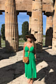 I wore this hat last summer all over Italy and Greece. Not only did it keep my face pretty protected from the sun, it also looked very cute too! Even after all of the traveling, being shoved into suitcases and bags eat...it still looks great! - Christine A.