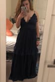 The fit is good, not too tight in any places. The material is a little bit messy though, it doesn't look as pretty or neat as the picture shows - Emma H.