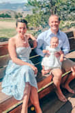 I was going to return this dress because our formal Easter dinner turned into a casual bbq. I tried it on for my husband and he made me wear anyway. It fit like a glove and it's very beautiful on. - Jessica W.