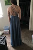 I bought this dress for a military ball I'm going to this summer. I wanted something simple but elegant and this dress is perfect!! I'm 5'4 and wearing 3 inch heels in the pictures and it was still a little long but I was expecting that. I got an XS and it was true to size. - Grace W.