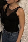 This bodysuit looks great with jeans or under a sweater. It is easy to dress up or dress down. I love it! - Madison P.
