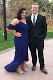Wore this to a formal wedding and it was gorgeous! I received so many compliments! I am very short so I wore 4.5 inch heels but if you don't like heels you may have to get this hemmed. - Briana S.