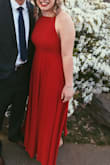 This dress is great! I've worn it in red before, but just ordered the blue for myself. Needs sticky bra or no bra! - Ryann H.