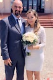 I loved this dress for our civil ceremony! It fit just right it was comfortable and appropriate for the occasion. Got a lot of compliments I incorporated a pearl lace belt to give it a little extra glam look. I loved it! - Marisol R.