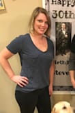 I have bought this in many colors now! It is loose fitting, but tha's what I like about it. You can where with leggings or tuck it into jeans. Great for casual wears. Comfy light material too. - Allison B.