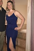 Thought it would be more casual, but with my bigger hips it was more fitted and seemed more dressy. The slit goes up kind of high when sitting down. But still love it! - Allison B.