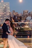 I wore this for our engagement session and absolutely loved it. It's such a romantic outfit - the slit in the skirt allows it to flow which looks really good in pictures. The skirt is a little long, even with 3 inch heels. The back is adjustable since it is tied which works well. I definitely recommend! - Rebecca T.