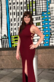 I bought this to wear to a New York City Broadway show, and was very impressed on the style and fit of the dress. Gorgeous, classy and appropriate, loved it! - Stephanie C.