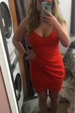 This dress is amazing and honestly I'm probably going to buy it in 3 more colors. It's so flattering, the dress shows off your curves but hides any food baby you might have. I would recommend this dress for any body type. - Elizabeth R.