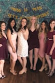 I wore this dress for my bachelorette party & loved it! Not only did it fit perfectly (adjustable straps and waist line), but I was able to dance all night in it. I rode a mechanical bull in it too! lol - Molly J.