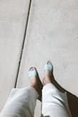 Another great shoe from Lulus. They look exactly as they do in the picture, the colors are perfect. They fit well. Your foot will slide forward some, just because of the type of shoe it is, but I got my normal size (9) and they fit just right. I've worn them twice to work now (not a standing job), and they are great. Honestly, they are easy to walk in and I didn't get any blisters or feel any pain points. I'm very happy with them.

I had a hard time deciding between the pink/red and blue. I'm very happy with the blue, they go with so much. I don't think you can wrong with these in any color. - Sara B.