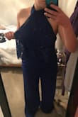 I usually love Lulus products and really wanted this to work. I ordered a medium and unfortunately the top is really loose (surprising since I'm not small chested), and the inseam is like halfway to my knees. I'm just swimming in it. I can only imagine someone over 5'7" with a long torso making this one work. :( - Samantha W.