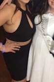 I bought this to wear to a bachelorette party is was super sexy and revealing. It does have a tighter fit but shows off curves. - Kari S.