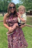I wore this on Easter and got so many compliments. Really comfortable and flowy. I wish I had ordered a medium as it was slightly big in the neck and waist areas. - Danielle M.