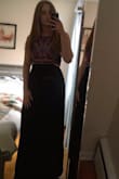 This dress just arrived today, and it's beautiful. Elegant and fits great. A little bit loose in the chest area, but it still looks great and barely noticeable. This dress is very versatile and could be worn casually or at a formal event. I'm always happy with my purchases from Lulus. - Alyssa G.