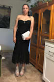 I realize that for my height and size, I may be bustier than a lot of women. I tried a medium first. It was perfect for my height and body, but I couldn't get it to close around my bust. I then returned it and got the Large. The Large is about 2 or 3 inches too long for me, a little loose in the body, but still way too small for my breasts! I can't wear this without showing at least 6in of cleavage unless I pull it up, but then there's a bunch of under-boob below the bust line of the dress. Now if I go for an XL, it'll probably be perfect for my breasts, but waaay too big everywhere else. I looked into altering, and it would cost me more than I even paid for this dress! I'm SO disappointed. I may be able to make this work if I don't lose any weight and somehow bind my breasts. I don't have the time or money to blow $200 on a dress I'm only probably going to wear once. If you're busty like me, DO NOT GET THIS DRESS. - Shelinda F.