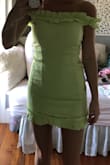 This is my new favorite dress. I was worried with the color that it may be bad, but it is better than I could've imagined. The material is stretchy, so I would size down if you want it to be formfitting. The material is really really nice and worth it for the price. It is so comfortable, and I am obsessed. - Gianna B.
