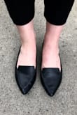 For the price, these full leather shoes just can't be beat. They have added cushions at the ankle and heel, which is awesome because I usually have to add those into flats after purchasing. These are comfortable for all day wear and lots of walking. So far, they've held up great. I love the pointed toe too! - Julia S.