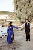 This dress was perfect for our engagement photos and turned out beautiful in all our photos! I ordered a small which was still slightly loose but it fit the way I wanted it to overall so I wouldn't downsize. Definitely will be wearing again! Love the quality and fit. - Anastasia T.