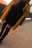 Mustard is my favorite color to wear which makes this my favorite jacket to wear! I absolutely love this coat. I lovingly call it Big Bird. It is sooooo soft on the outside with a silky lining on the inside. It's so versatile - can be worn with casual outfits or on a night out! The small fit perfectly for me. Love that it has pockets, too. - Carissa K.