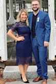 This dress was perfect for a wedding! It's classy and very elegant, got a lot of compliments on it. I ordered a small and it fit perfectly. Definitely will be ordering another color! - Anesa S.