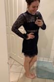 Originally ordered and XL but returned and got the large! This is beautiful and exactly what I was looking for! - Angelica P.