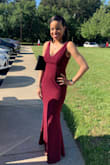 The straps are a little big on me but I still love the stress! Perfect for a wedding or formal gathering. This dress is so easy to dress up and look like a million bucks. - Tamica B.