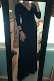 I fell in love with this dress as soon as I tried it on. The length is a bit long, so I did end up having to get it hemmed. I 10000% recommend if you want a dress you can wear anywhere. - Jalissa L.