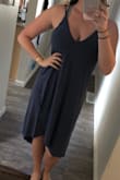 A great summer dress. Great relaxed fit. If I want a little more structure I'll just wrap a belt around it. The fabric is good quality. I seriously might order this in every color. - Christina M.
