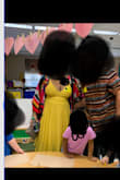 Ok this dress here is really beautiful. The material is light, and the dress is very flowy. The back is so cute, so you just half to tie it right so nothing falls out. It wrinkles easily. - Sophonie S.