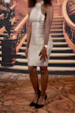 Got this dress for the Captain's Dinner for a cruise and I loved it! It was hugging yet super comfortable! - Isis S.
