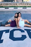This dress is so pretty - the purple lace truly is an eye catcher. It fit me perfectly and does cut a little low but you can adjust the straps to fix that. I wore this for my graduation and announcement pictures and received compliments all day. Definitely will be wearing again! - Kayla L.