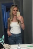 This body suit is absolutely adorable. I normally wear a small in Lulus and this fit perfectly. Body suits can be tricky for me since I'm pretty tall but this was a good one. This definitely needs to be worn with something high waisted. Very happy with it. - Ashley M.