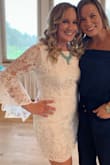 Perfect dress for my bridal shower. Fit like a glove and I'm super picky about things with zippers because I have big hips, but it was great! - Brittany M.