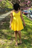 The dress is super cute and simple, just the way I like it! Unfortunately, one of the straps was defective. Other than that, the dress is great! - DAVIKA S.