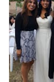 Absolutely gorgeous! I got compliments all night. Wore it with a backless bodysuit. I've shopped with Lulus for years and I am ALWAYS a medium. I read previous reviews so I got a small. Got perfectly. No stretch in the waist. - Daniela B.