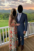 I wore this dress to a wedding in Asheville, NC. The dress was stunning and I received so many compliments! I did have to get the dress hemmed, but I do with most things. The waistband has NO stretch and felt a little tight after dinner, but I would not change the size and it looked great on! - Lindsay M.