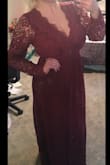 The dress was much longer on me due to being on the shorter side. The dress fit PERFECTLY. I wore it to a wedding and received many compliments. - Amanda D.