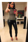 I was a little skeptical about this leggings, but I decided to give them a try!!!! Wow, so comfortable and great material. My favorite leggings by far. I love the quality and the way I look in them. When you get them they might have a strong smell, but I aired them out and had no issues with the weird smell. - Xiomara C.