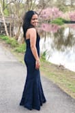 Bought this dress for my engagement session and it was beautiful. Definitely was worth it, especially on sale. I only had to hem the bottom a little. - Eridania C.