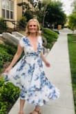 After reading the reviews I was torn if I should order size S or M. I finally decided to go for size small and it was perfect!! I got so many compliments from random people asking where I got this dress, and I love the fabric and the color. - Faye O.