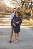I ordered this for my maternity pictures and then wore it again a few months after baby was born. I loved it both times. Has plenty of stretch but still a nice fitted look. - Courtney