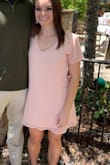 This dress was exactly what I expected. It fit perfectly. I wore it to Easter brunch, so it was conservative and cute. - Elinor C.