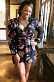 Love this dress. I actually borrowed it from a friend and loved it so much I bought my own. I was very comfortable and moved easily at my friend's wedding. Bent down just fine to fluff the brides train periodically also. - Felicia A.