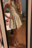 I love this dress! I wore it to my bridal shower and was comfortable all day and got lots of compliments on the dress! - Rebecca C.
